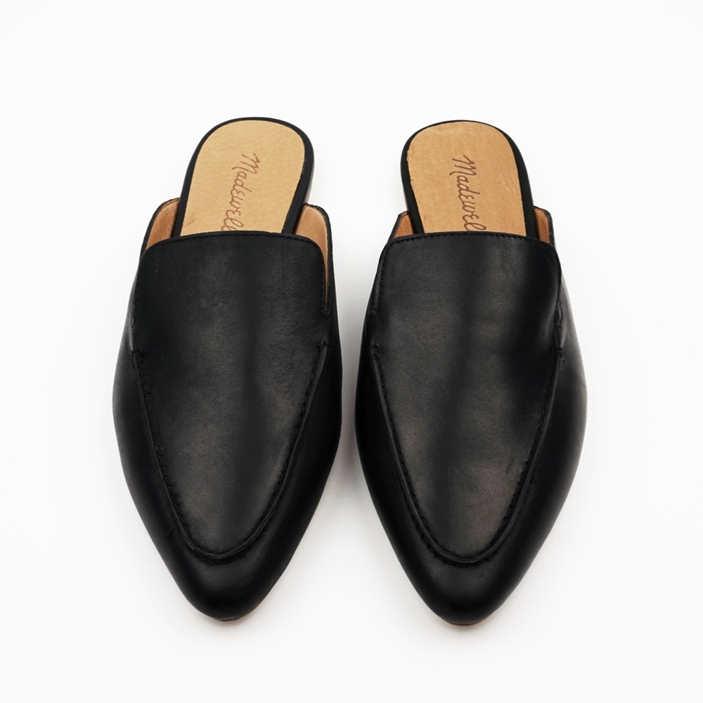 New MADEWELL The Frances Skimmer Mule in Black Leather - Picture 4 of 6